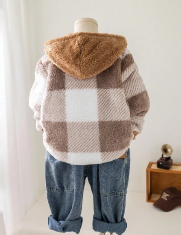 Jacheta Shein Kids, maro/alb