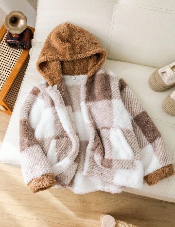 Jacheta Shein Kids, maro/alb