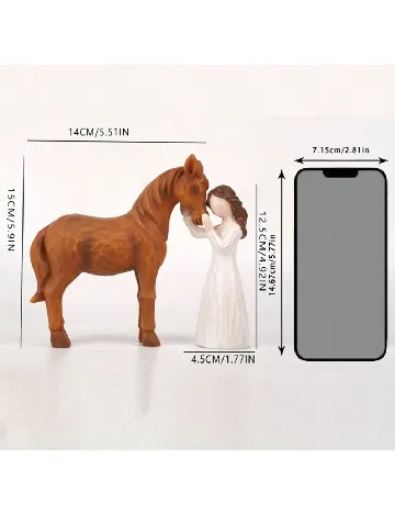 Accesoriu decorativ SHEIN, maro/alb