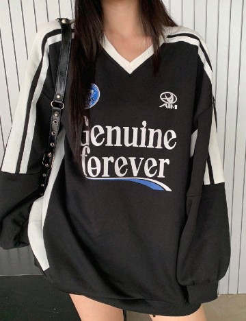 Bluza Oversize Dazy, negru