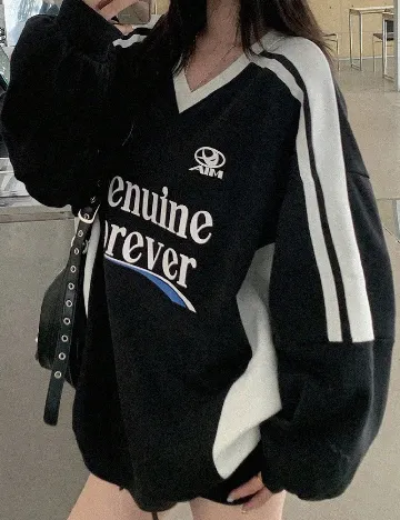 Bluza Oversize Dazy, negru