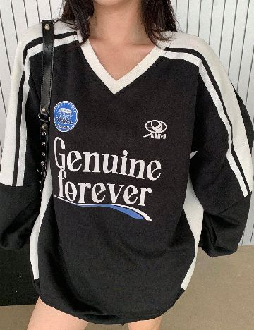 Bluza Oversize Dazy, negru