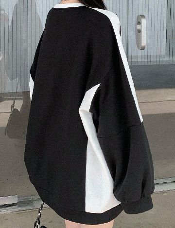 Bluza Oversize Dazy, negru