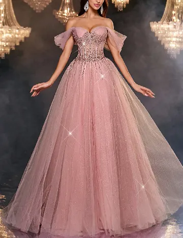 Rochie lunga SHEIN, roz