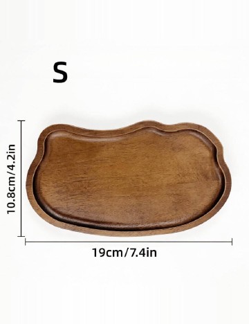 Tava decorativa SHEIN, maro