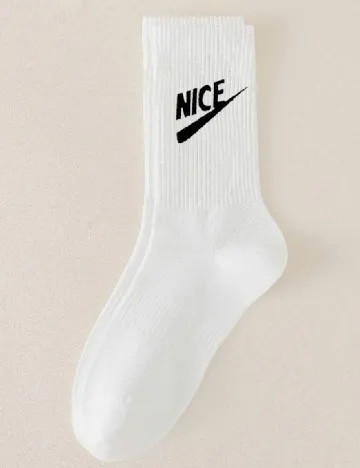 Set sosete 3 perechi SHEIN, alb