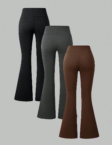 Set pantaloni 3 bucati Shein Kids, mix culori