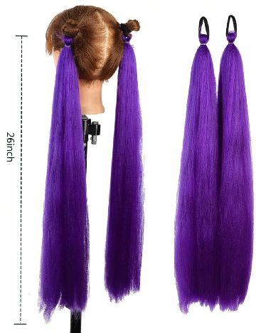 Extensie de par 2 bucati SHEIN, mov