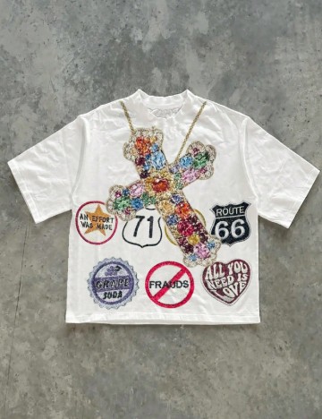 Tricou SHEIN, mix culori