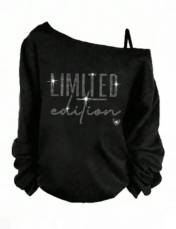 Bluza Emery Rose Curve, negru