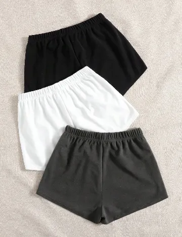 Set Pantaloni scurti 3 perechi SHEIN, mix culori