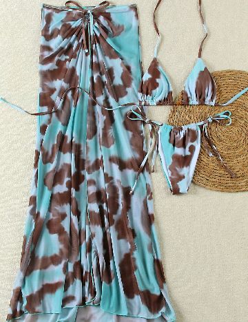 Costum de baie SHEIN, mix culori