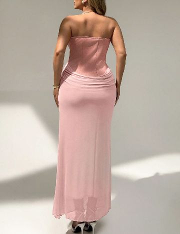 Rochie lunga SHEIN CURVE, roz