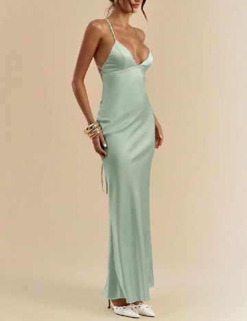 Rochie lunga SHEIN, verde