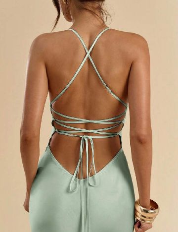 Rochie lunga SHEIN, verde