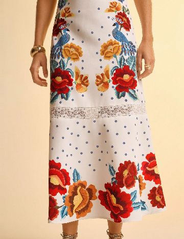 Rochie medie SHEIN, alb