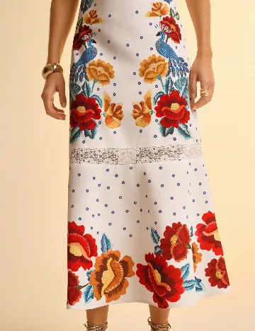 Rochie medie SHEIN, alb