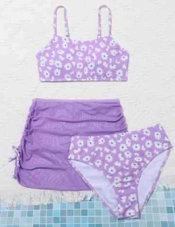 Costum de baie Shein Kids, mov