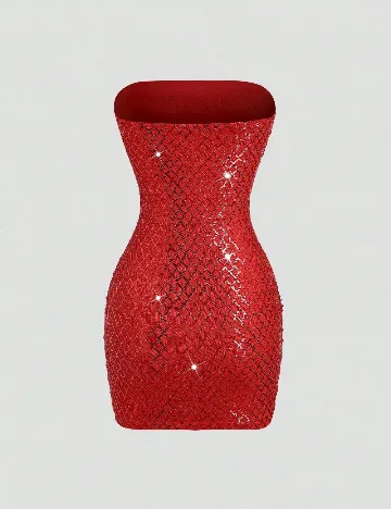 Rochie scurta SHEIN, rosu