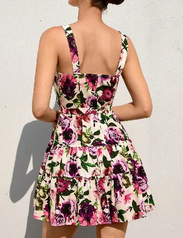 Rochie scurta SHEIN, floral print