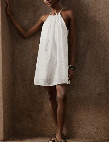 Rochie scurta SHEIN, alb