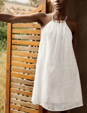 Rochie scurta SHEIN, alb