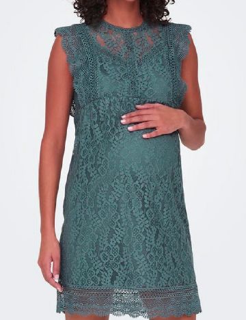 Rochie scurta Only Maternity, verde