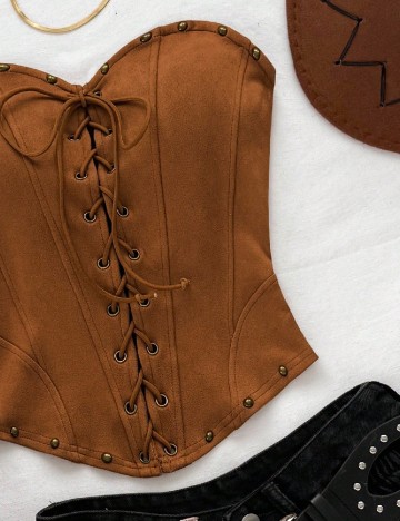 Top SHEIN CURVE, maro