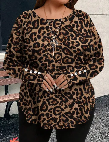 Bluza SHEIN CURVE, animal print