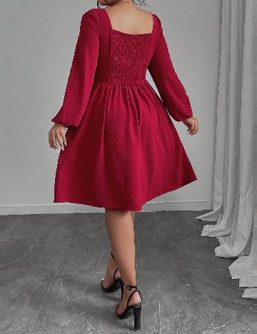 Rochie medie SHEIN CURVE, rosu