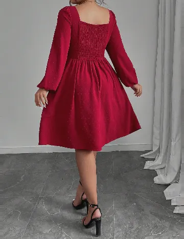 Rochie medie SHEIN CURVE, rosu