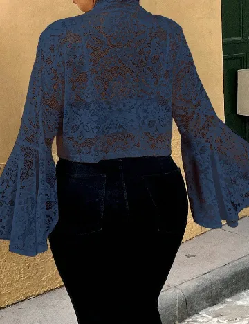 Bolero SHEIN CURVE, albastru