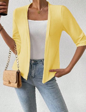 Blazer SHEIN, galben