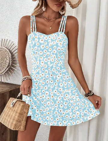 Rochie scurta SHEIN, albastru