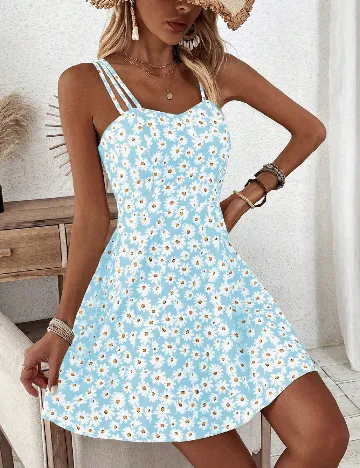 Rochie scurta SHEIN, albastru