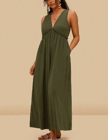 Salopeta SHEIN CURVE, verde