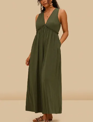 Salopeta SHEIN CURVE, verde