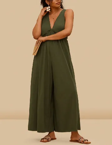 Salopeta SHEIN CURVE, verde