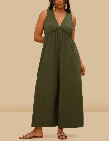 Salopeta SHEIN CURVE, verde