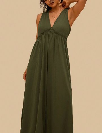 Salopeta SHEIN CURVE, verde