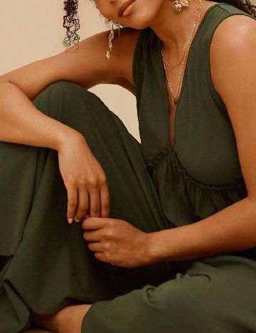 Salopeta SHEIN CURVE, verde