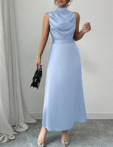 Rochie medie SHEIN, albastru