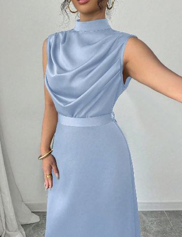 Rochie medie SHEIN, albastru