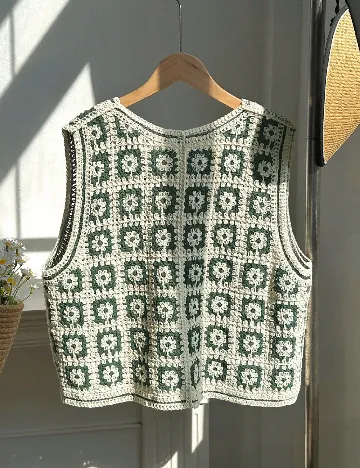 Vesta SHEIN CURVE, crem/verde