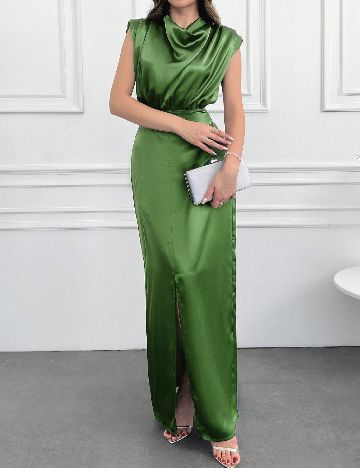 Rochie lunga SHEIN, verde