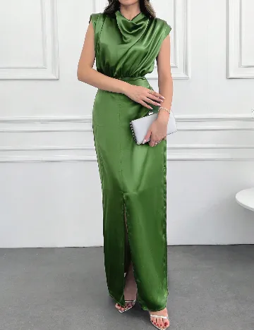 Rochie lunga SHEIN, verde
