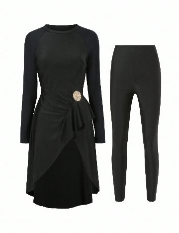 Costum de baie SHEIN, negru