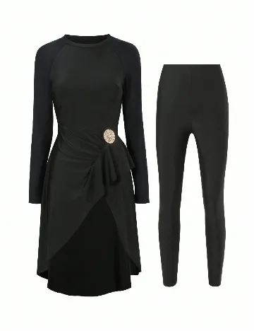 Costum de baie SHEIN, negru