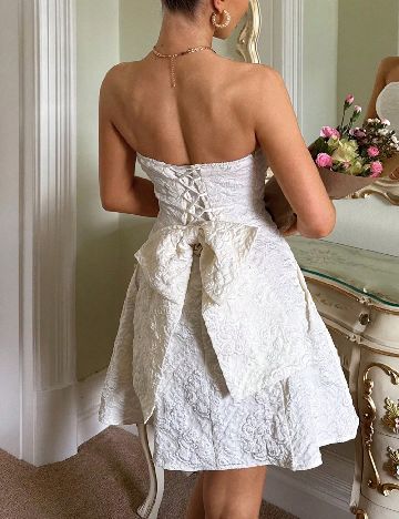 Rochie scurta SHEIN, ecru