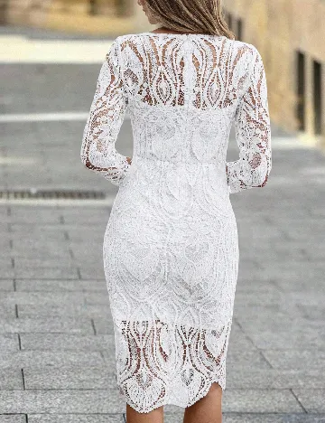 Rochie scurta SHEIN, alb